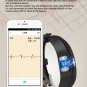 P3 PLUS ECG+PPG Heart Rate Blood Pressure Monitor Smart Watch Activity Tracker Sport Watch - Black