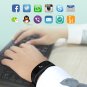 P3 PLUS ECG+PPG Heart Rate Blood Pressure Monitor Smart Watch Activity Tracker Sport Watch - Black