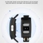 P3 PLUS ECG+PPG Heart Rate Blood Pressure Monitor Smart Watch Activity Tracker Sport Watch - Black