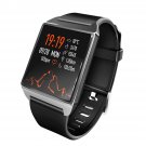 W2 1.3'' IPS IP68 Smart Bracelet Heart Rate, Blood Pressure Monitor Music Camera Remote - Black