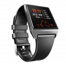 W2 1.3' IP68 Heart Rate, Blood Pressure Monitor Music Camera Remote Fitness Smart Bracelet - Black