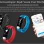 CD01 PRO ECG Blood Pressure Heart Rate Fitness Tracker Smart Bracelet  - Blue