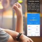 CD01 PRO ECG Blood Pressure Heart Rate Fitness Tracker Smart Bracelet  - Blue