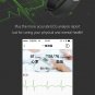 CD01 PRO ECG Blood Pressure Heart Rate Fitness Tracker Smart Bracelet - Black