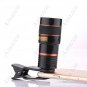 Universal Telephoto Mobile Phone Camera Lens 8x12 Zoom Clip-on
