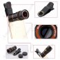 Universal Telephoto Mobile Phone Camera Lens 8x12 Zoom Clip-on