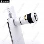 Universal Telephoto Mobile Phone Camera Lens 8x12 Zoom Clip-on
