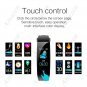 Smart Bracelet Fitness Tracker 24 Hr Heart Rate Monitor with Women Psychological reminders - Purple