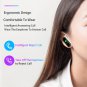 H109 Fitness Tracker Talk Band 2-in-1 Heart Rate Blood Pressure Monitor Smart Bracelet - Black