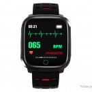 F16 1.3" ECG Blood Pressure, Oxygen Heart Rate Fitness Tracker IP68 Multi Sports Watch