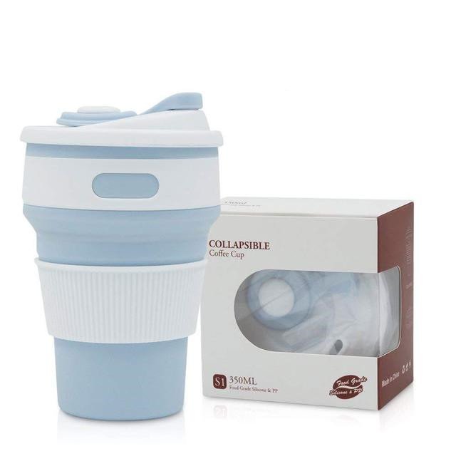 Collapsible Silicone Folding Retractable Mug Cup Portable Outdoor