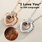 NEW! I Love You Necklace, 100 Languages Projection Love Pendant