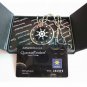 Quantum Scalar Energy 3000CC Pendant with CZ Diamonds, Tourmaline Stone, Stainless Steel Chain