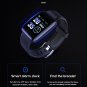 D116 Plus Heart Rate Smart Sports Watch - Black