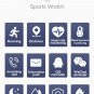 D116 Plus Heart Rate Smart Sports Watch - Black