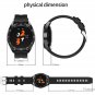 2020 X10 1.3" IPS Touch Screen Bluetooth V4.0 Sports Smart Watch- Black
