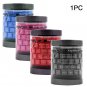 Wireless Bluetooth Keyboard Silicone Portable Foldable Phone Soft Durable Laptop Low Noise