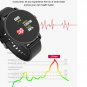 2020 PW8 1.3" IPS Personal Life Assistant Smart Watch Heart Monitor Blood Pressure Monitor - Black