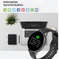 2020 PW8 1.3" IPS Personal Life Assistant Smart Watch Heart Monitor Blood Pressure Monitor - Black