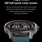 R8 Multi Sport Smart Watch Heart Rate Blood Pressure Blood Oxygen Monitor, Music Control - Black