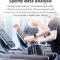 R8 Multi Sport Smart Watch Heart Rate Blood Pressure Blood Oxygen Monitor, Music Control - Black