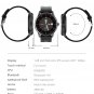 R8 Multi Sport Smart Watch Heart Rate Blood Pressure Blood Oxygen Monitor, Music Control - Black