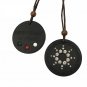 Quantum Scalar Energy Pendant Germanium & Far Infrared & Tourmaline Stone on back + Ion Card