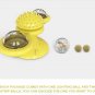 Cat Windmill Pet Interactive Training Turntable Teasing Toy - Yellow