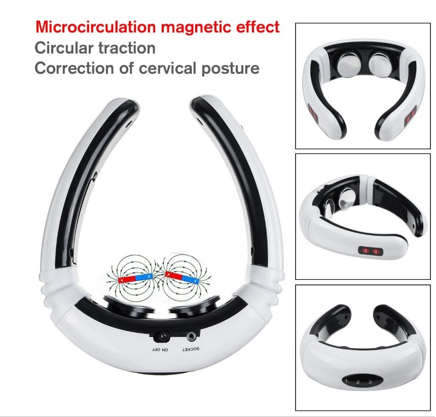6 Modes Electric Cervical Therapy Neck Massager