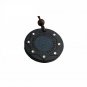 LAVA Quantum Scalar Energy Pendant with CZ Crystals, Stainless Steel Chain