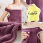 Wearable Bath Towel - Soft and Absorbent Coral Fleece Towel