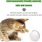 Smart Interactive Pet Toy LED Luminous Automatic 360 Degree Self Rolling Balls - USB Charging