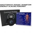 New! Sagittarius Zodiac Quantum Energy Scalar Energy Pendant with Cord Necklace