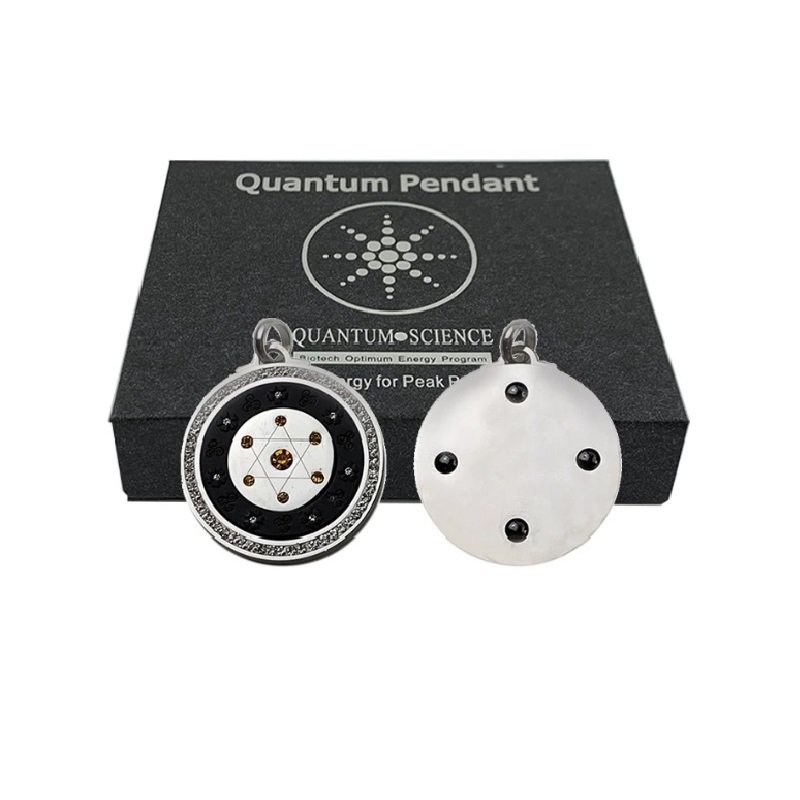 Special Design Bio Scalar Quantum Pendant Necklace Volcanic Stone EMF Protection
