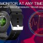 2021 Model Smart Call Watch Heart Rate Blood Pressure Blood Oxygen - Black
