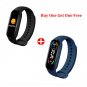 M6 0.96 in Touch Screen Heart Rate Blood Pressure Oxygen Smart Bracelet Watch