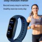 M6 0.96 in Touch Screen Heart Rate Blood Pressure Oxygen Smart Bracelet Watch