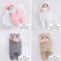 Ultra-Soft Fluffy Fleece Blanket Nursery Swaddle Wrap Baby Cocoon - Fleece/Flannel