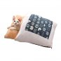 Japanese Cat Bed Cat Nest Cocoon with Pillow Soft Fleece - Washable Quilt Bed
