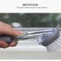 Automatic Soap Dispensing Refillable Long Handle Brush