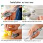 Automatic Soap Dispensing Refillable Long Handle Brush