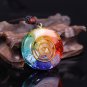Reiki Necklace Chakra Orgonite Energy Pendant - 7 Crystals!
