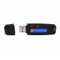 8GB Digital Voice Recorder USB Flash Drive Keychain - Black