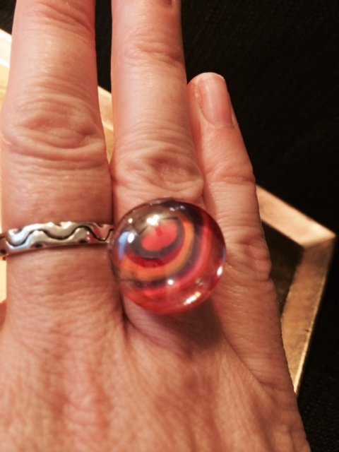 Glass Bead Ring