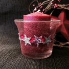 Repurposed Candle Votive-Country Motif