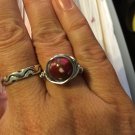 Wire wrapped bead ring
