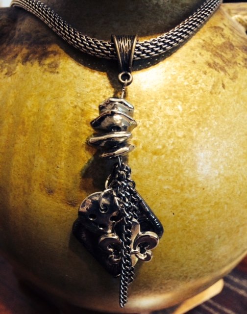 Bronze & Silver Plated Necklace