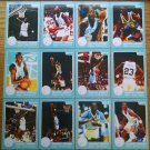 1985 STAR NORTH CAROLINA MICHAEL JORDAN 12 CARD BASKETBALL CARD SET+RATED ROOKIE