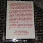 STAR COMPANY MICHAEL JORDAN RARE WHITE CHICAGO AD BASKETBALL CARD+BONUS CARD $$$