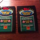 1992 TOPPS STADIUM CLUB FOOTBALL HIGH SERIES QTY 1 PACK-POS.FAVRE GB ROOKIE CARD